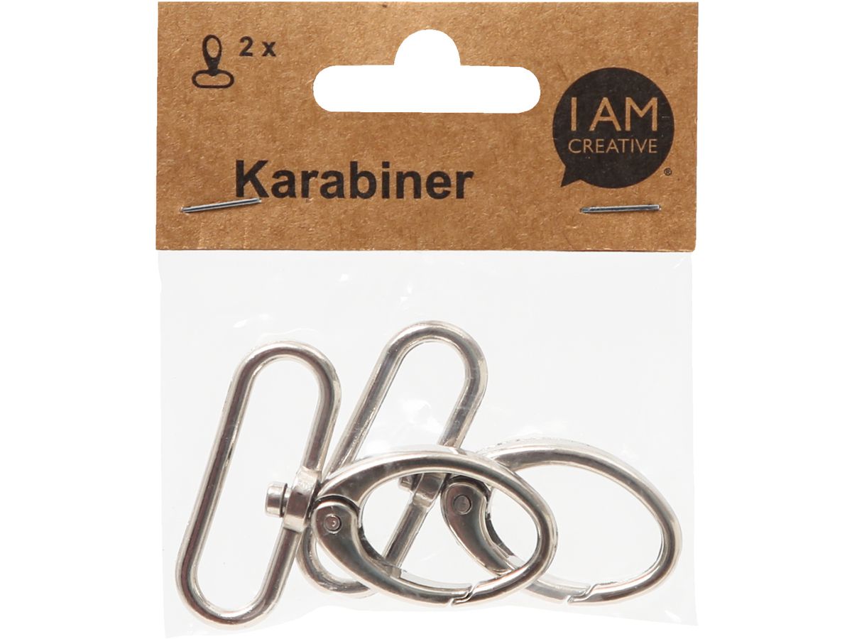 I AM CREATIVE Karabiner drehbar 4703.46 50x45mm 2 Stück (7611983217540)