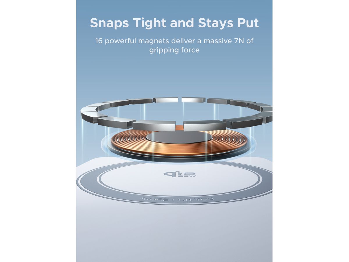 UGREEN Magnetic Charger 30W 2-in-1 55963 Wireless, Qi2.2 (6941876259632)