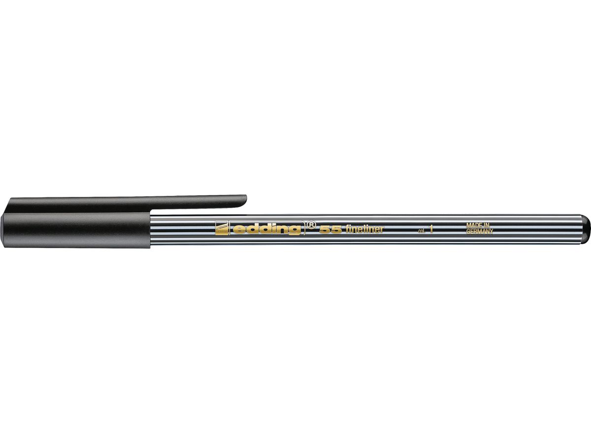 EDDING Fineliner 55 0,3mm 55-1 noir (4004764338689)