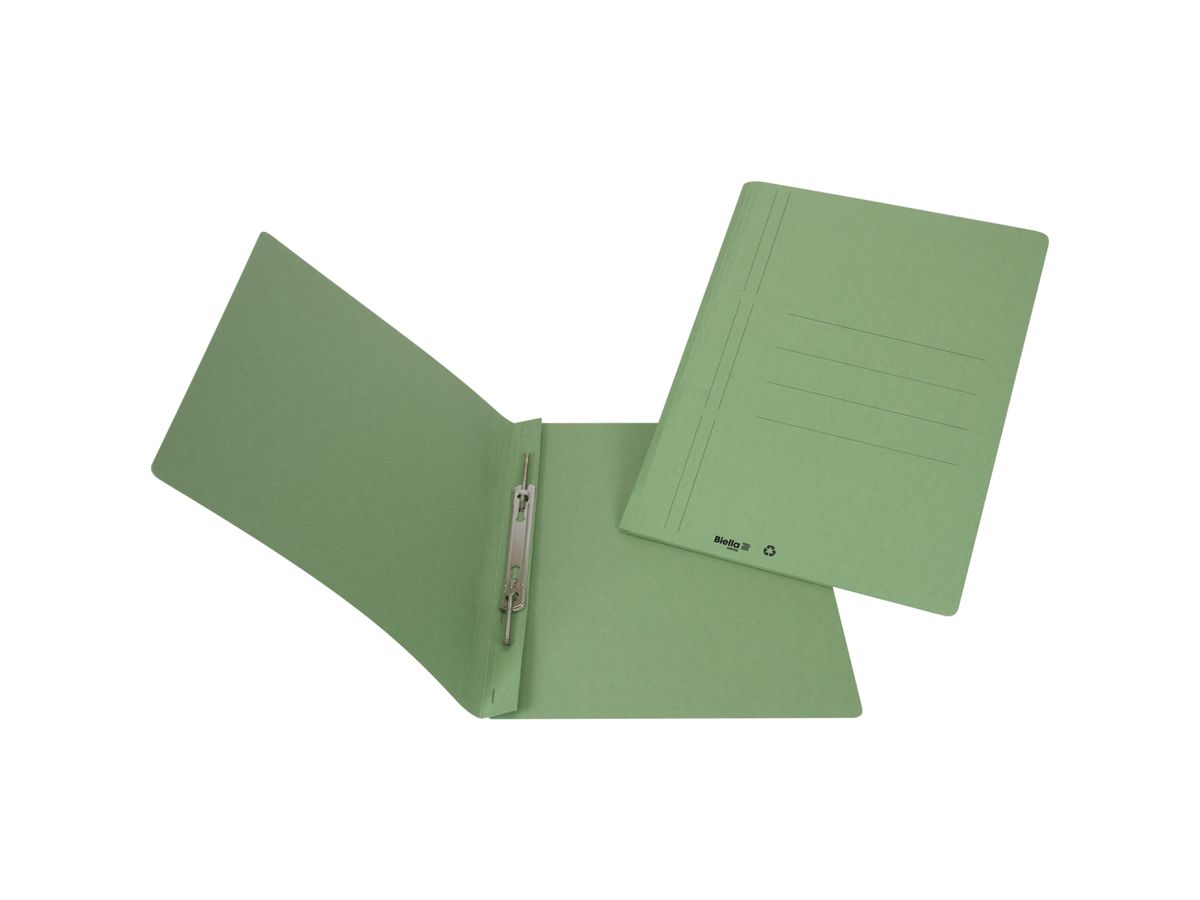 BIELLA Dossier classeur Biella 6 A4 16640030U vert, 320gm2 100 flls. (7611365205493)