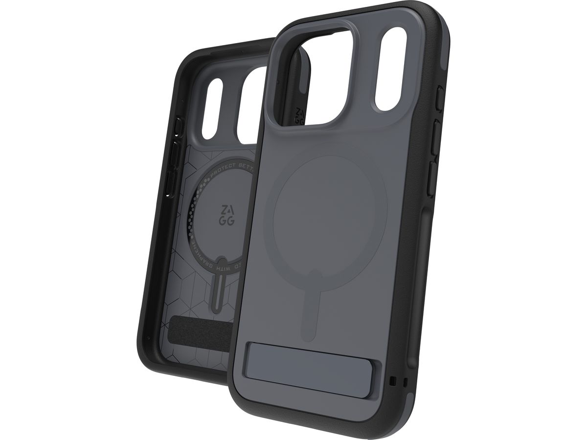 ZAGG Sedona Snap Cases Apple KS 702319134 iPh.17,Basin,Pro,Charcoal (0840390360830)