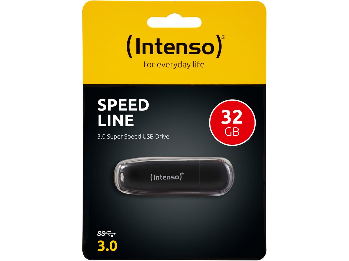 INTENSO USB-Stick Speed Line 32GB 3533480 USB 3.0 (4034303022151)