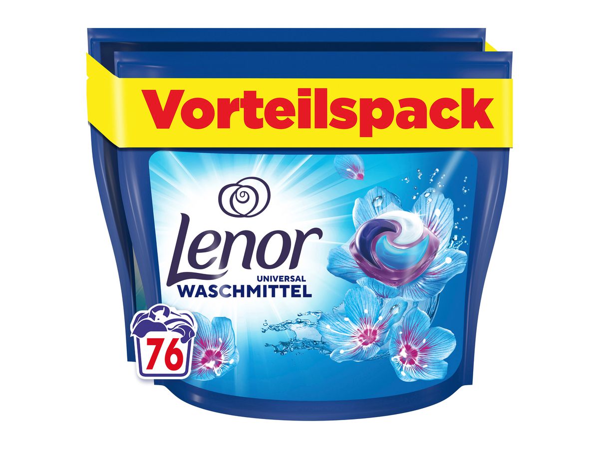 LENOR Détergent Allin1 972043 Frais d'avril 76 Pods (8700216707756)