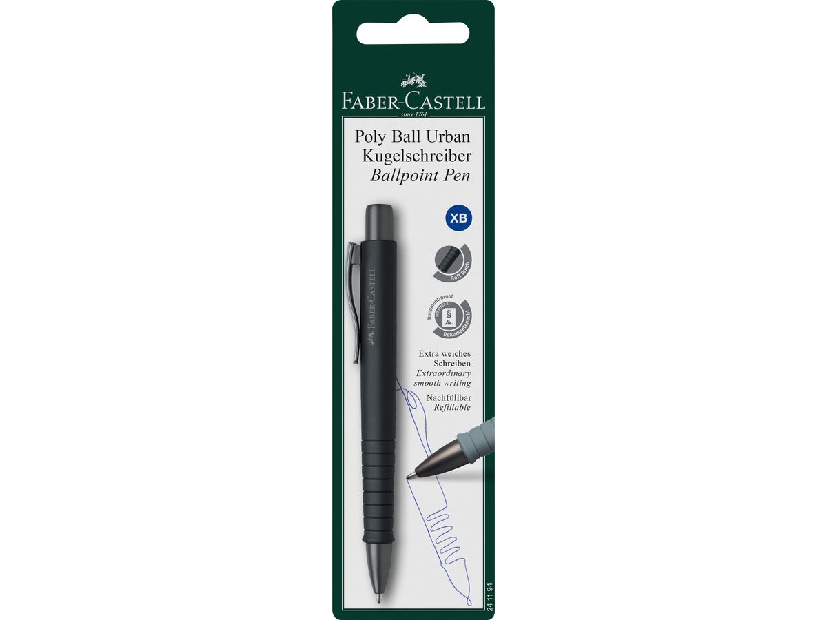 FABER-CASTELL Stylo à bille Poly Ball XB 241153 black (6933256628190)