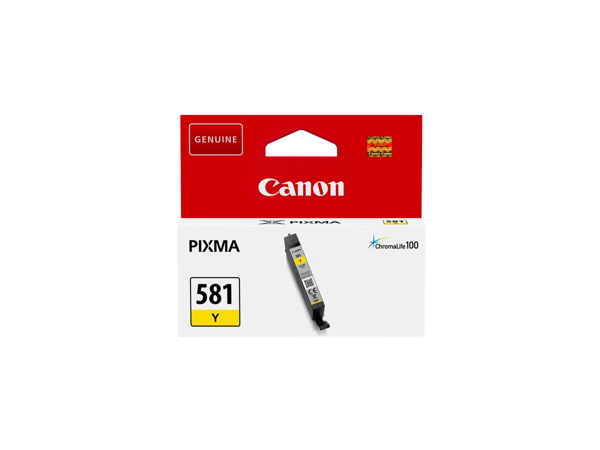 CANON Cartouche d'encre yellow CLI-581Y Pixma TS6150/TS8150 5.6ml (4549292087116)