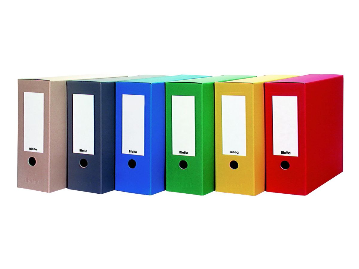 BIELLA Scartola por archivio A4 26341027U grigo 27.8x10x32.3cm 10 pez. (7611365272501)