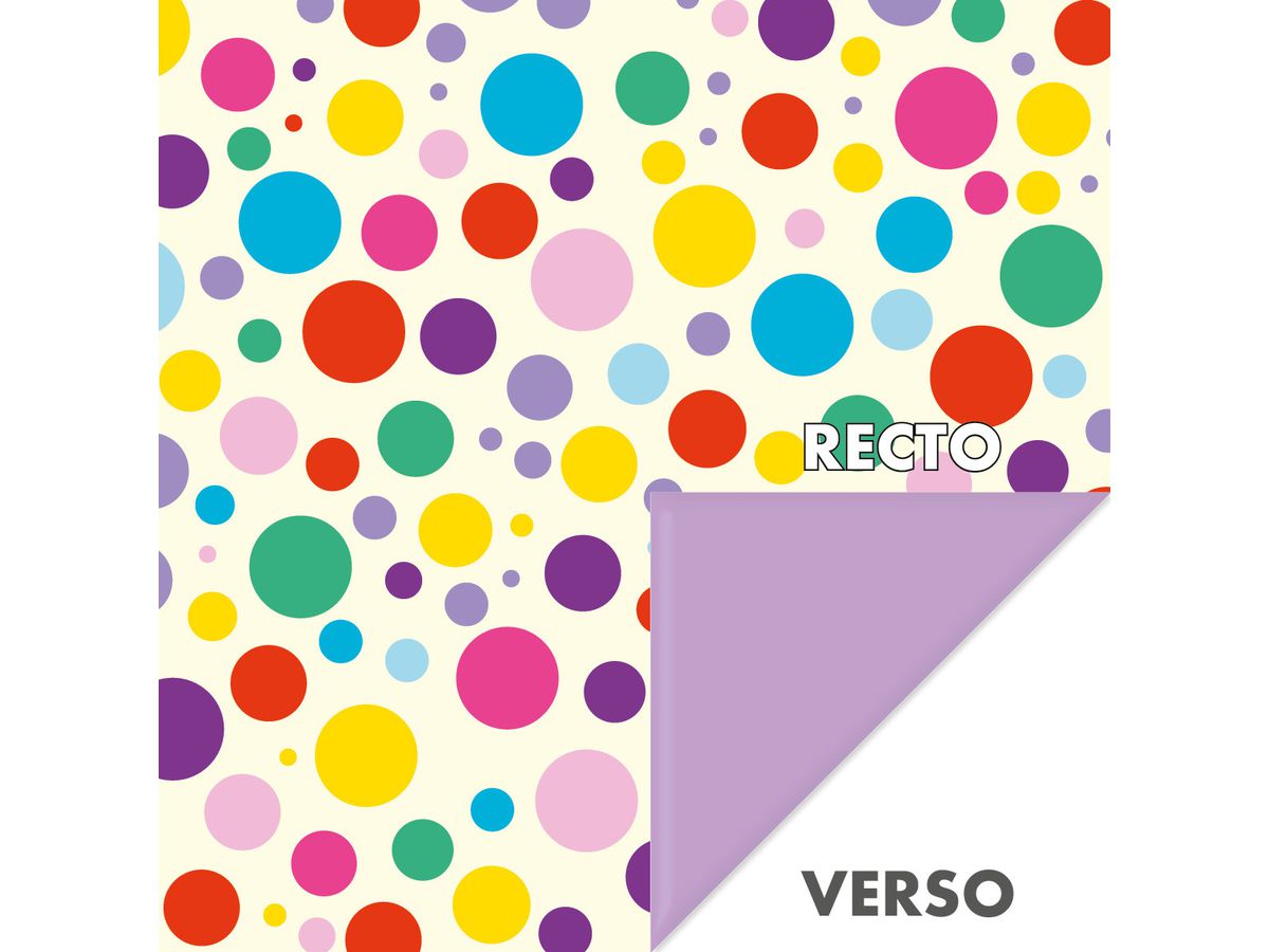 MANDARINE Origamipapier 20x20cm 52506O Bubbles 70g 60 Blatt (3065500525061)