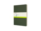 MOLESKINE Cahier XL, 3x, Blanko 855358 Myrtengrün 3 Stück (8055002855358)