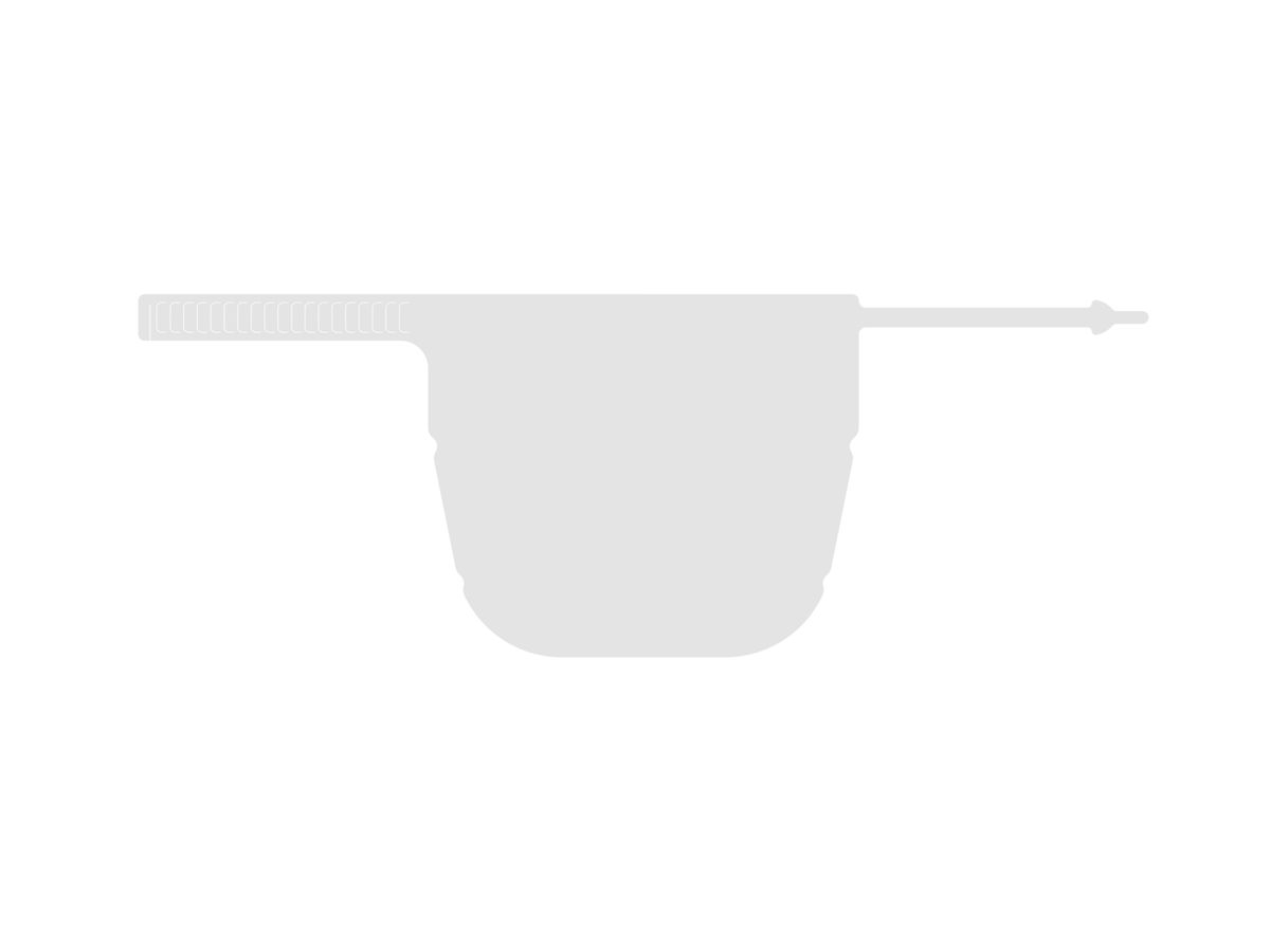 MAGNETOPLAN Gesichtsvisier rPET 25x32x75mm 1102501 weiss, transparent 5 Stück (4013695062815)