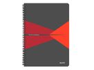 LEITZ Collegeblock Office PP A4 44950025 rouge quadrillé (4002432112388)