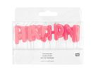 RICO DESIGN Candele Happy BIrthday 400589 Rosa neon (4051271219277)
