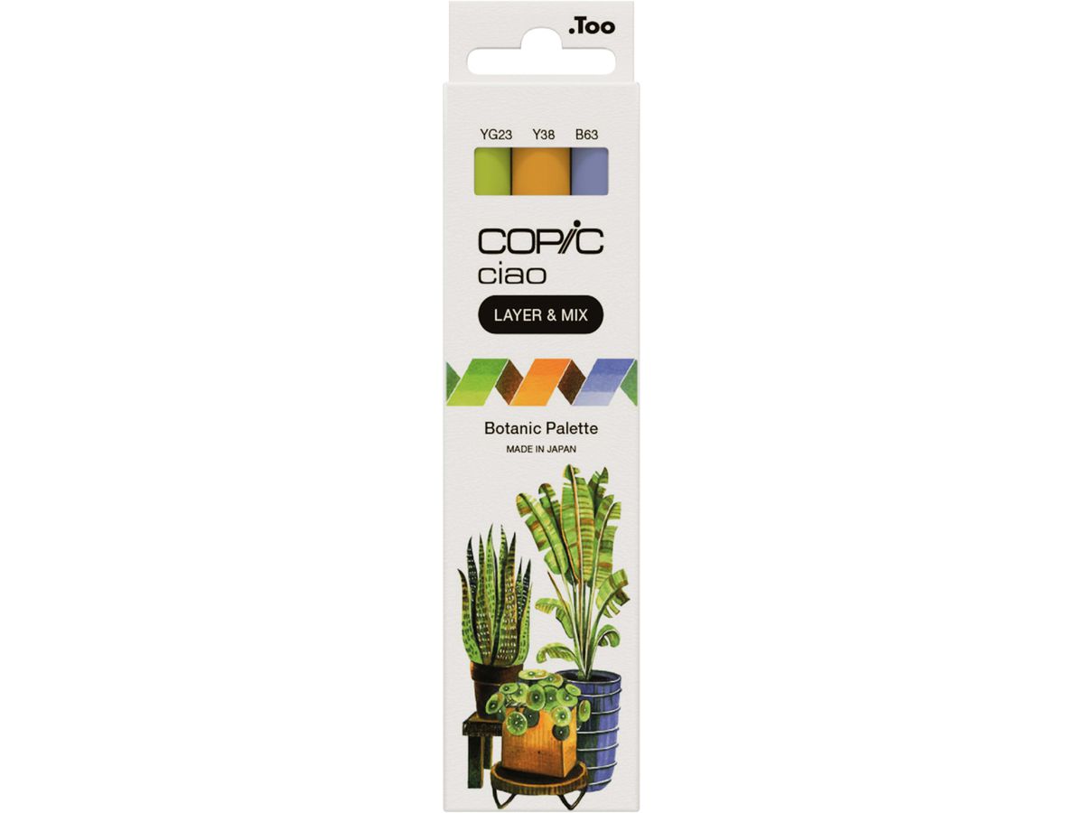 COPIC Marker Ciao 220750306 Botanic Palette 3 pezzi (4013695266770)