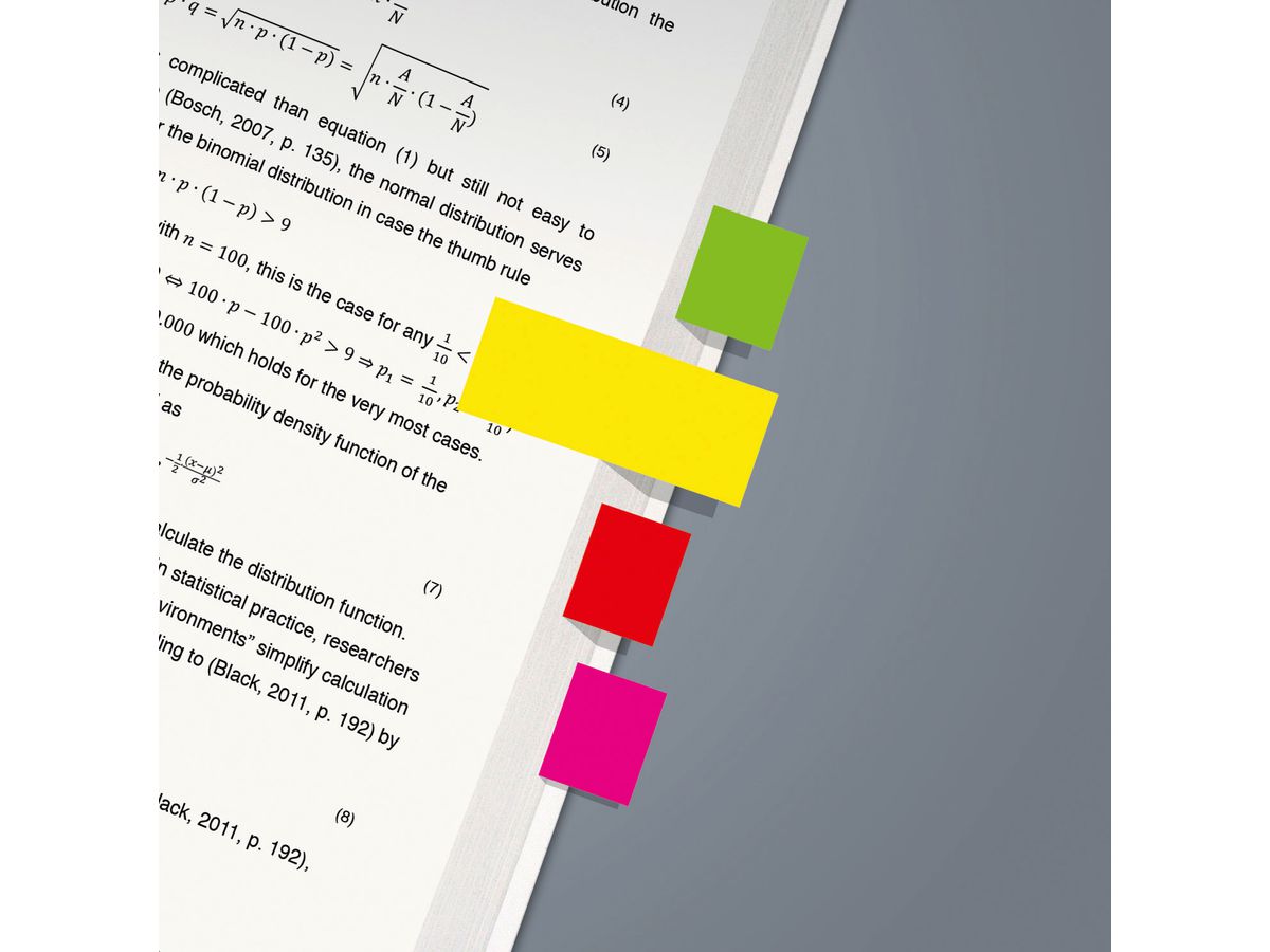 SIGEL Notes 20x50mm HN650 5 colori ass. 200 fogli (4004360927997)