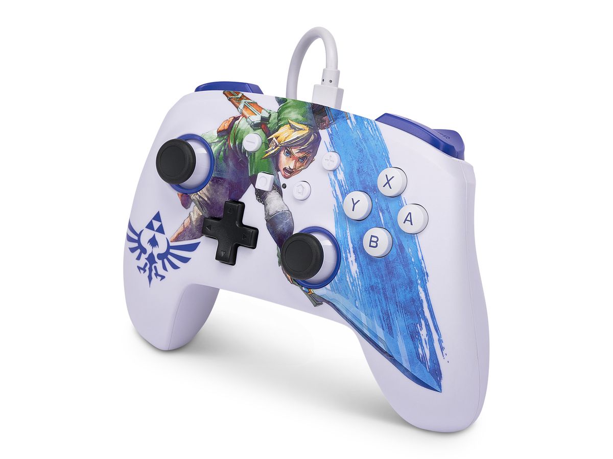 POWER A Enhanced Wired Controller 1526548-01 Master Sword Attack, NSW (0617885028649)