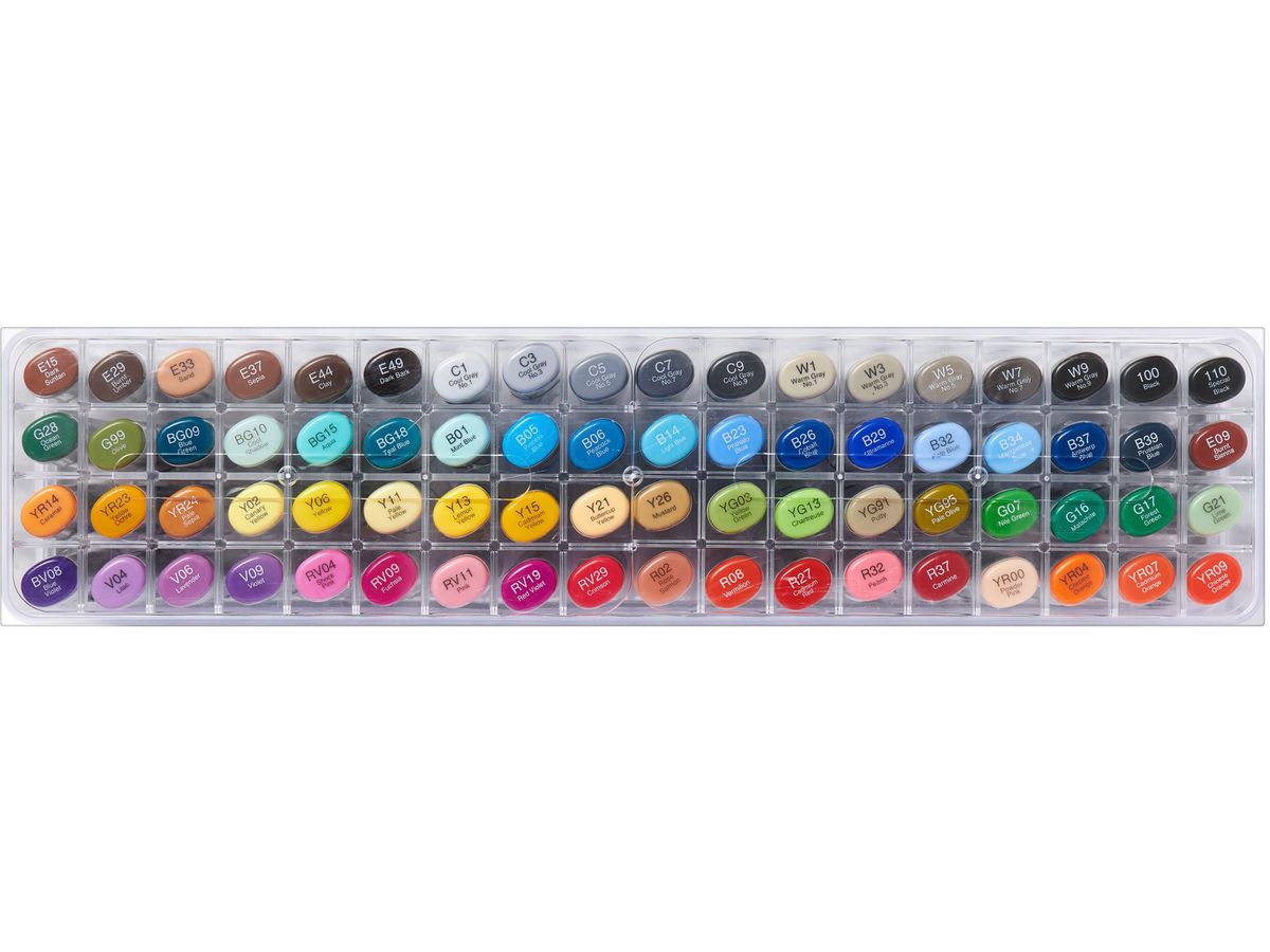 COPIC Marker Sketch 21075160 Set A, 72 pz. (4511338063163)