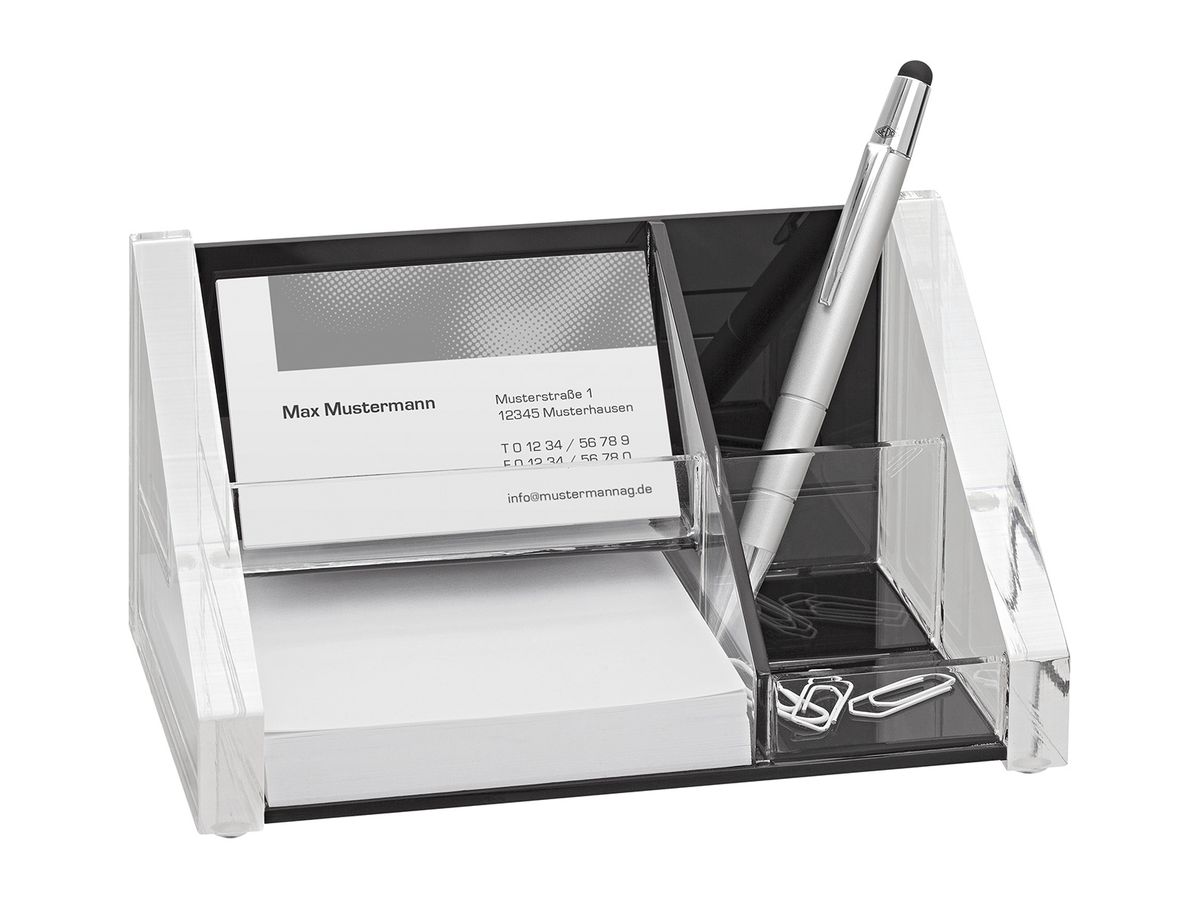 WEDO Organizer Acryl Exklusive 605101 transparent/noir (4003801858913)