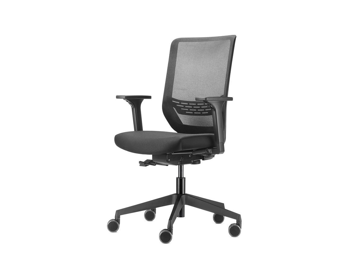 TRENDOFFICE Chaise de bureau TO-SYNC II 9242_AY noir (4260749142881)