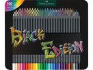 FABER-CASTELL Matite colorate Black Edition 116490 Astuccio metallico 100 pezzi (4005401164906)