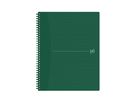 OXFORD Origins Spiralheft 400150005 A4+, liniert 70 Blatt, grün (3020120168210)