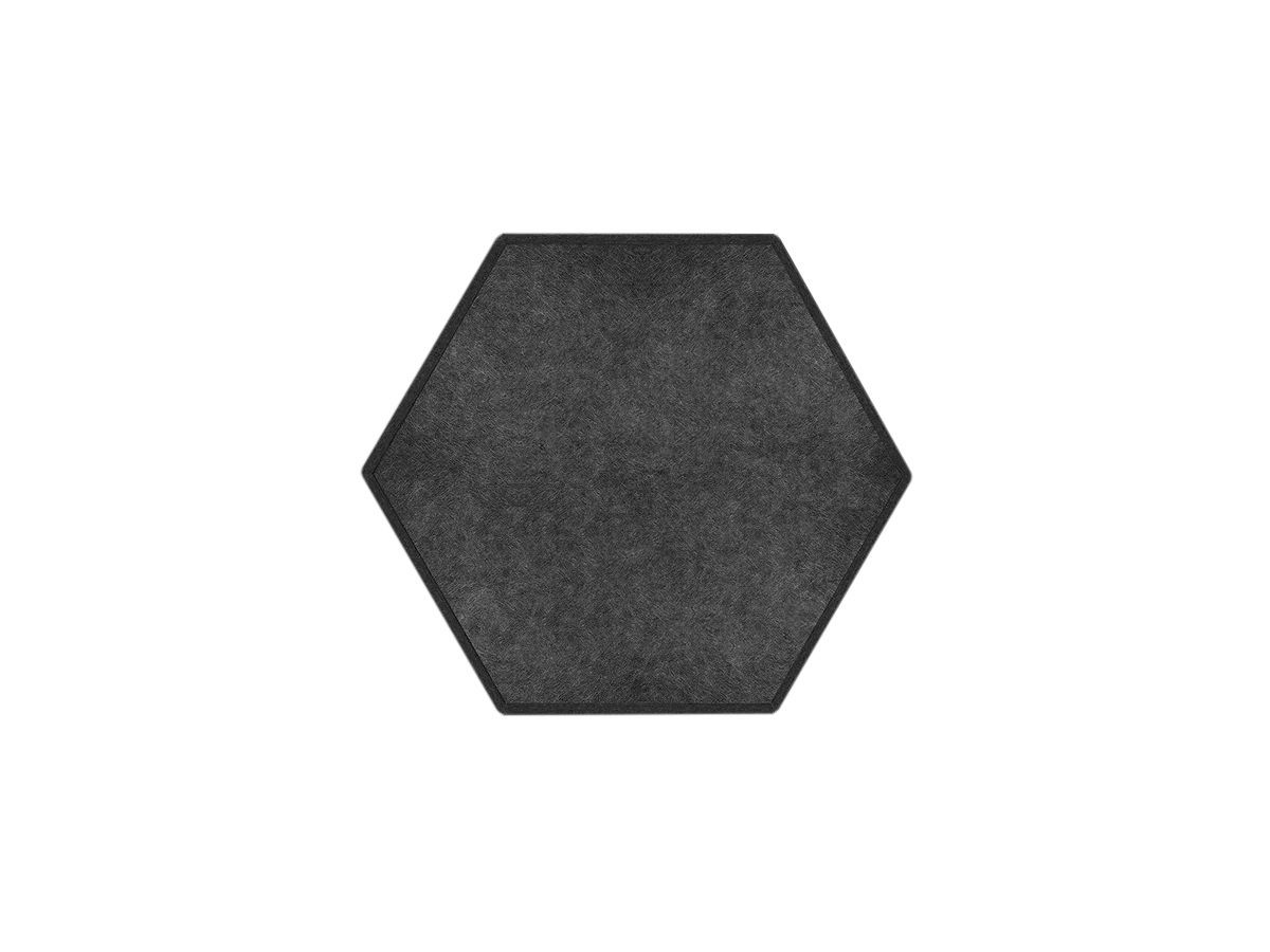 SUONO Panneaux muraux L 60x52x1.2cm 3216.L12.2600 TILES, noir 8 pcs. (7640439765304)