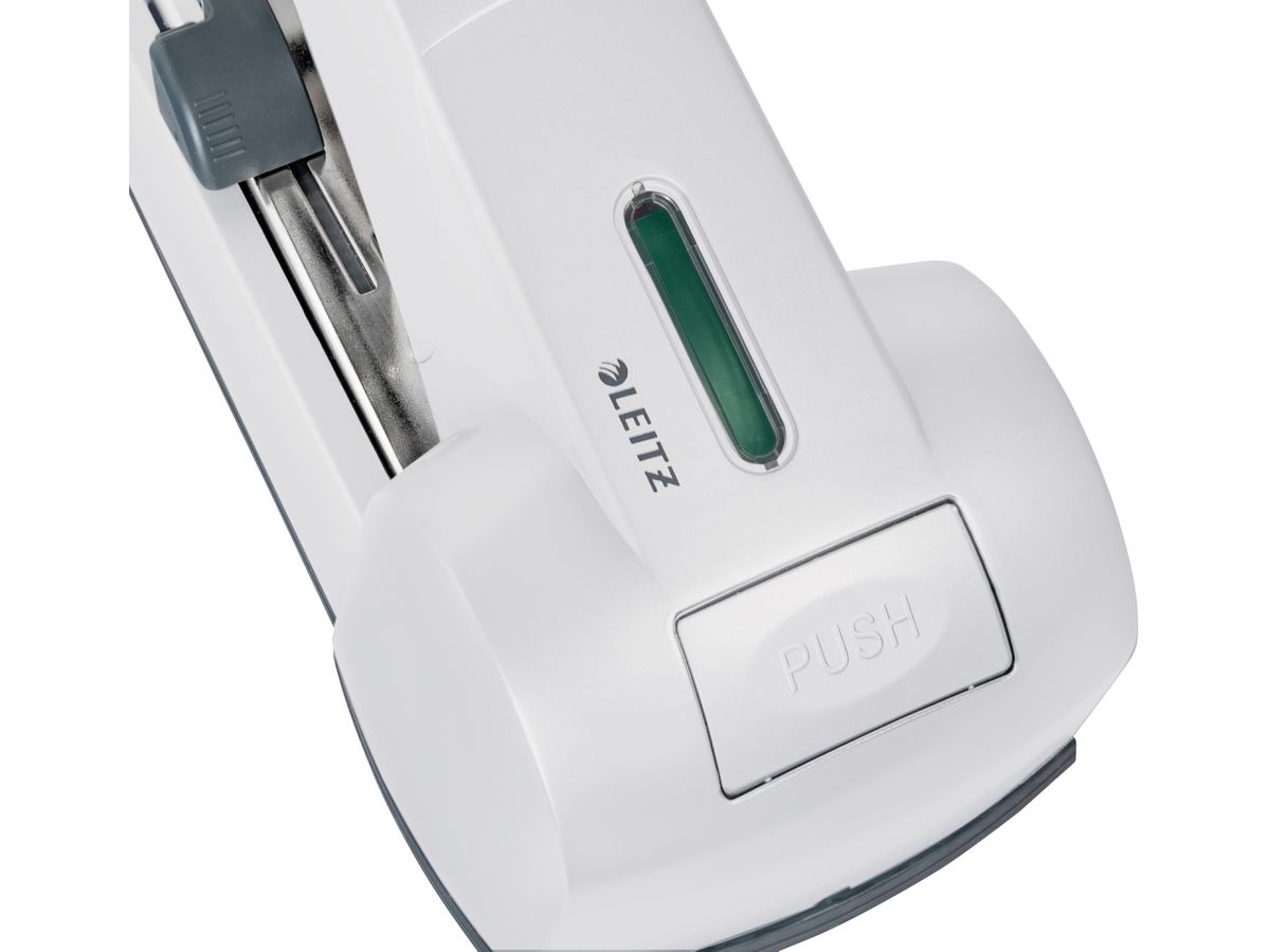 LEITZ Heftgerät Heavy Duty 5553 55530084 hellgrau 120 Blatt (4002432371129)