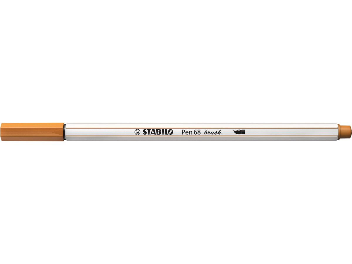 STABILO Stylo Fibre 68 brush 568/89 ocre foncé (4006381545945)