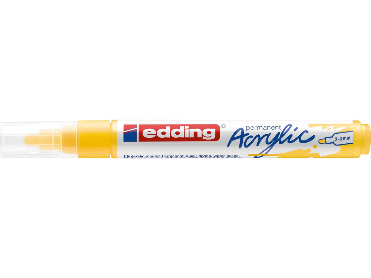 EDDING Acrylmarker 5100 2-3mm 5100-905 verk.gelb sdm (4057305026866)