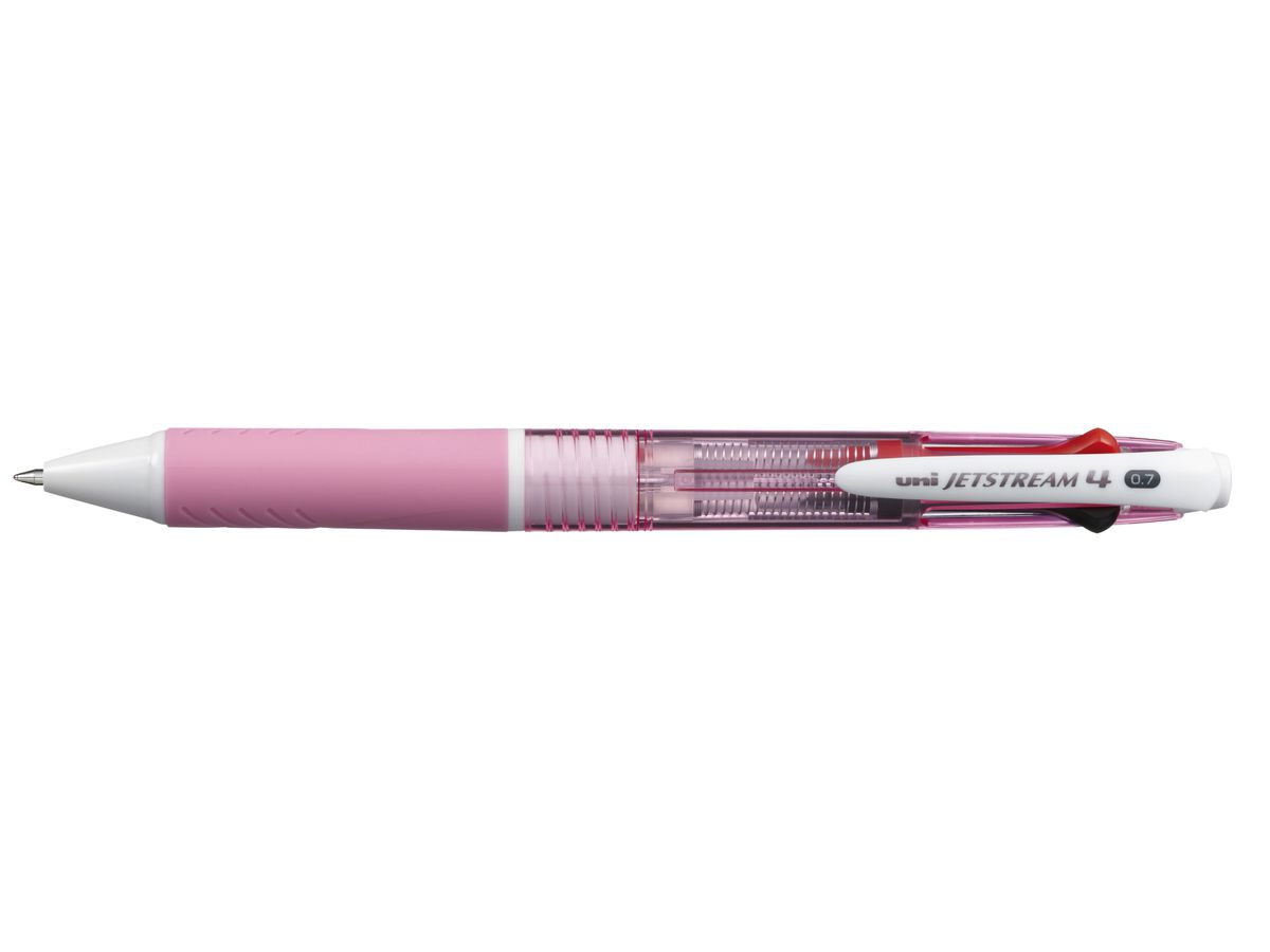 UNI-BALL Jetstream 4 coleurs 0.7mm SXE4-500-07P rose (4902778168011)