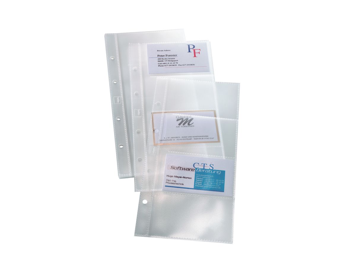 SIGEL Bigli.d.visita custod. 90x58mm VZ350 1-reihig, A-Z 10 pezzi (4004360980350)