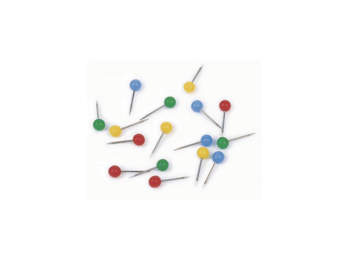 MAGNETOPLAN Aghi per bacheche 111165003 blu, 6x19mm 100 pezzi (4013695014500)