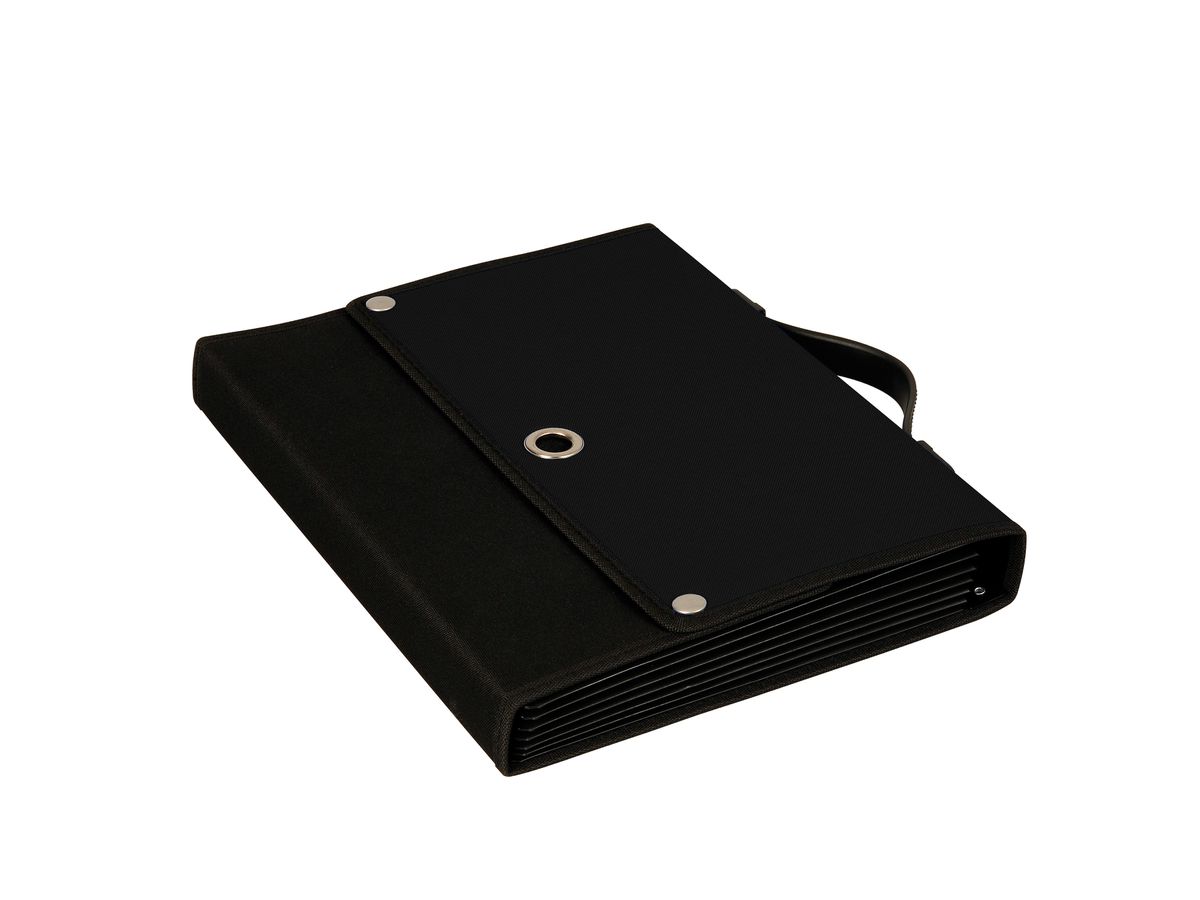 DUFCO 3-Way Flip File A4 51500.03843 nero 6 scomp. (7612176076845)