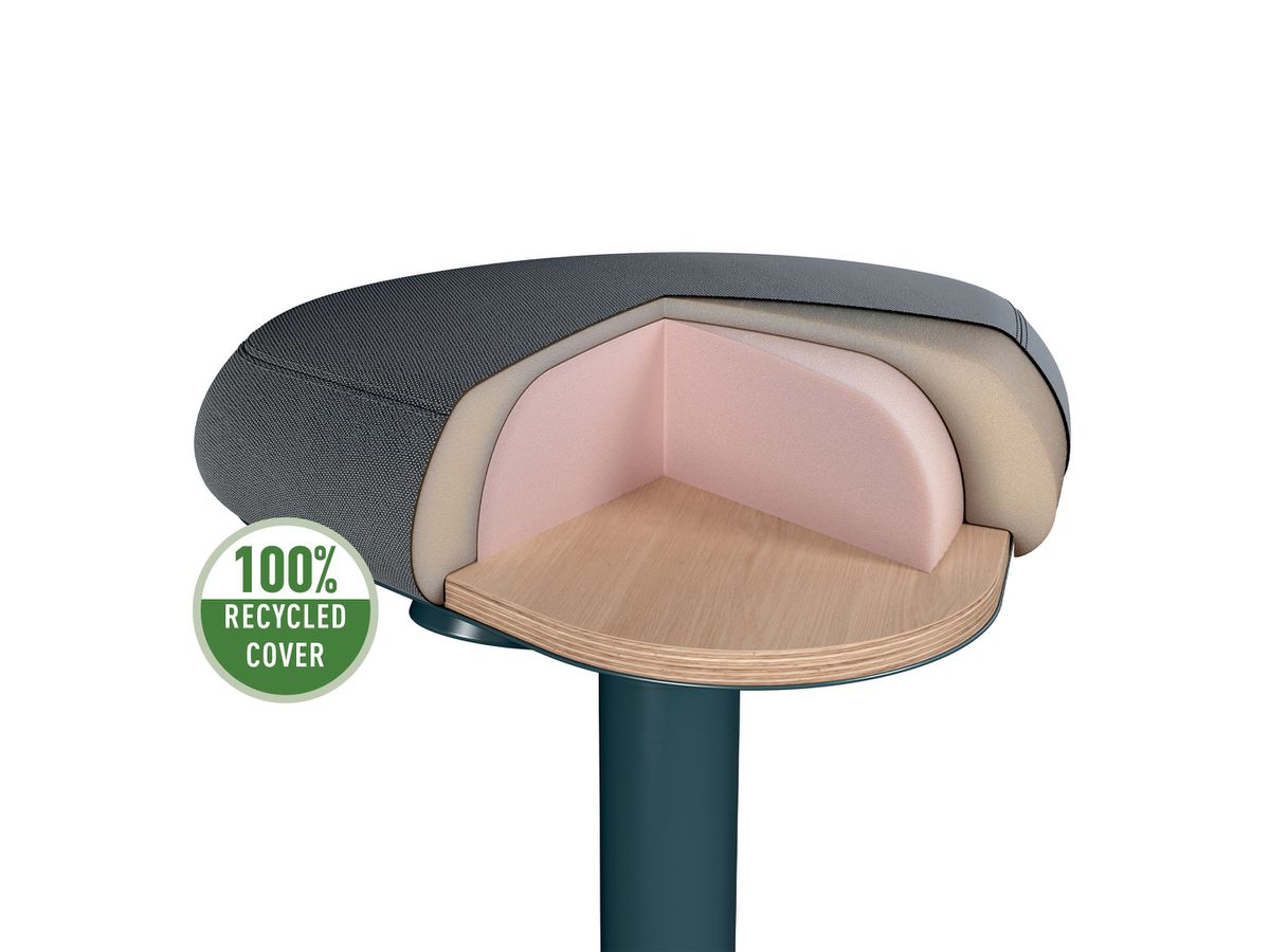 LEITZ Sgabello Ergo Activ 6544-00-89 grigio (4002432138418)