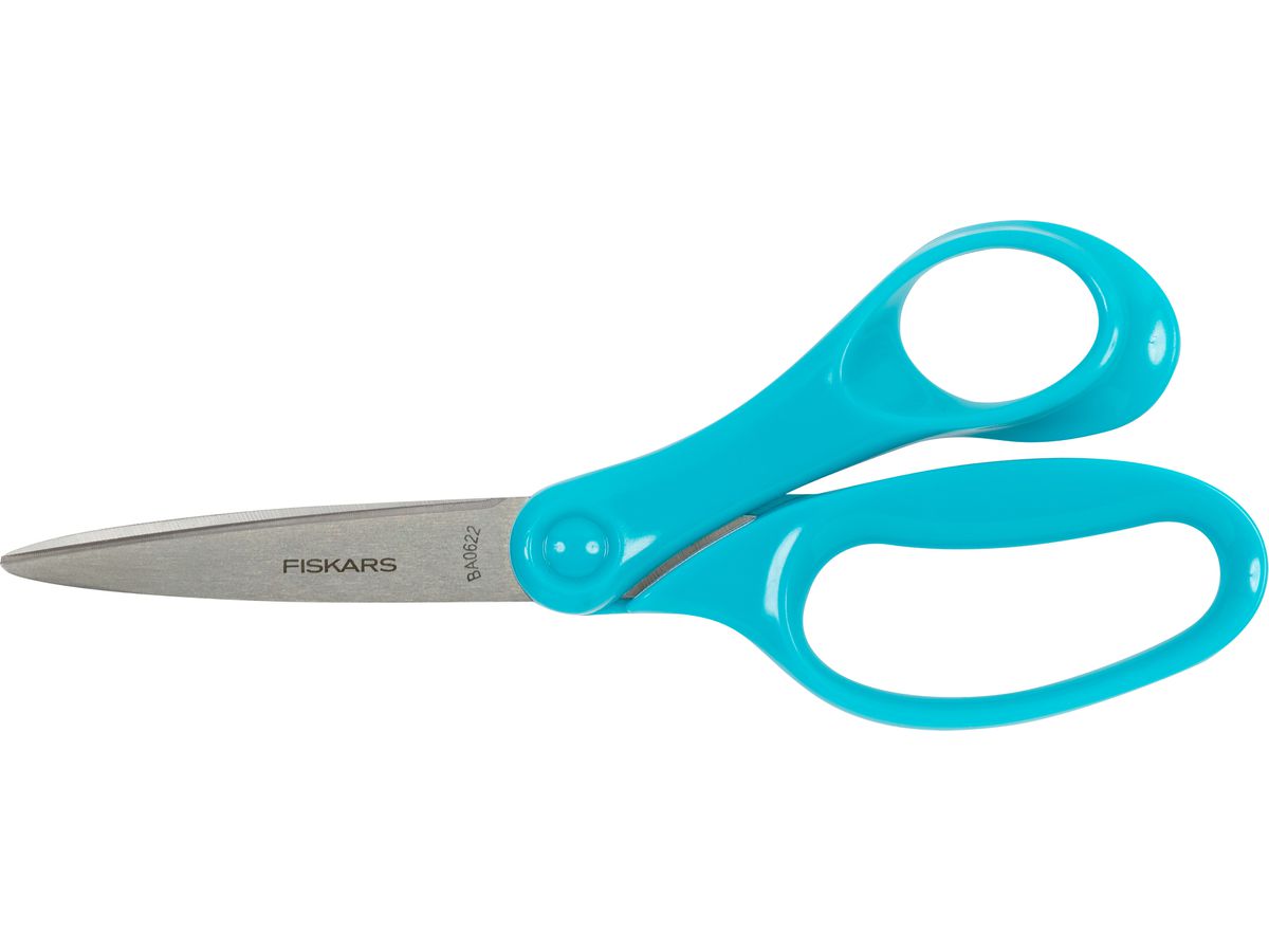 FISKARS Ciseaux d'école 18cm 1067855 turquoise, droitiers (6424002017370)