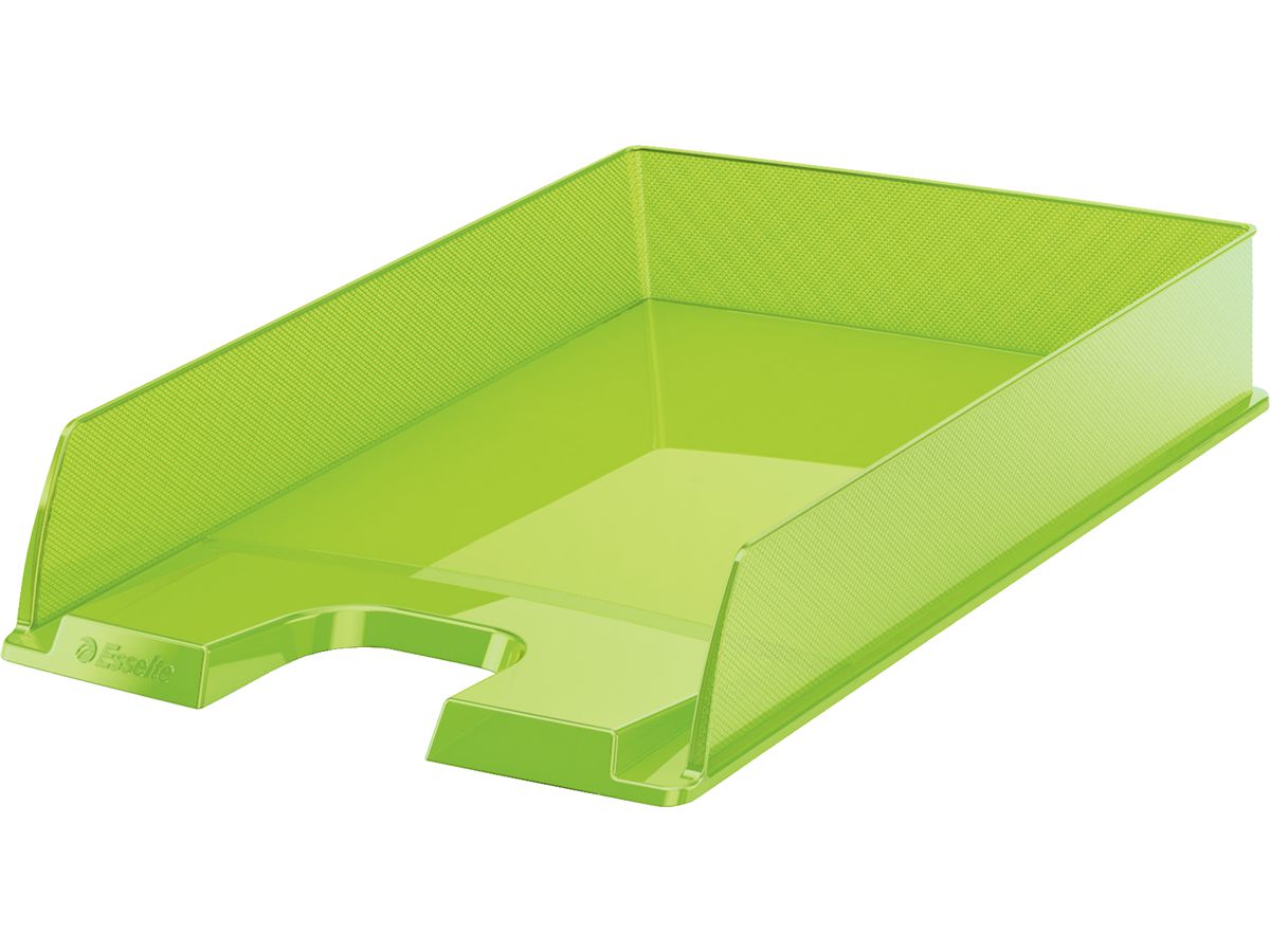 ESSELTE Corbeille courrier Europost A4 623597 vert-transp. (4049793015125)