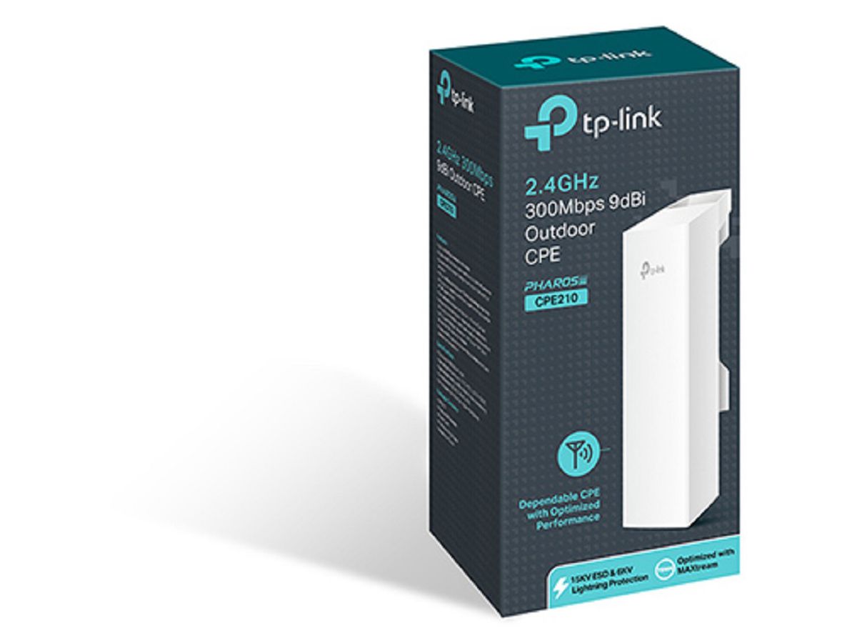 TP-LINK WLAN Access Point CPE210 Outdoor 2.4GHz 300Mbps (6935364071677)
