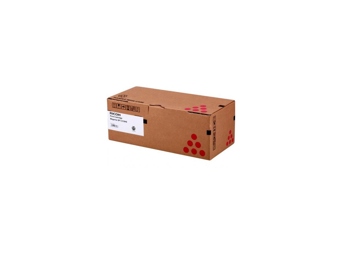 RICOH Modulo di toner magenta 407636 SP C310HE 6600 pagine (4961311037283)