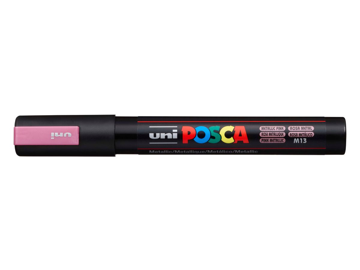 POSCA Marker 1.8-2.5mm PC5MMET.PINK Metal.rosa,R'spitze (4902778113585)