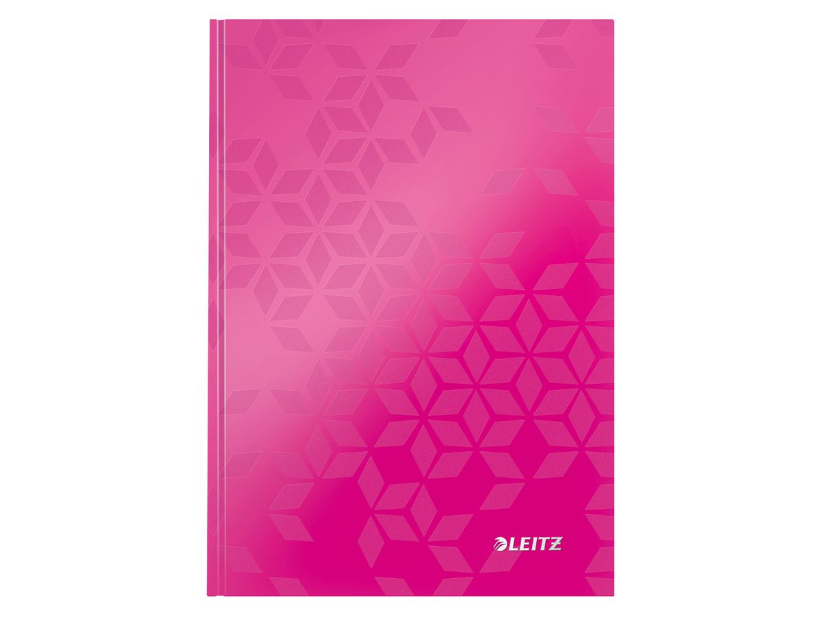 LEITZ Notizbuch WOW A5 46281023 kariert, 90g pink (4002432399635)