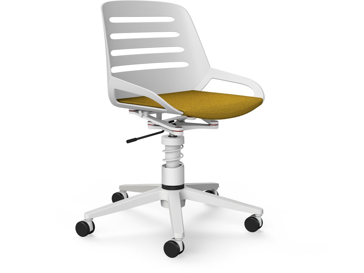 AERIS Chaise de bureau Numo Task 962WRSTWHCU6 jaune/blanc (4251814308530)