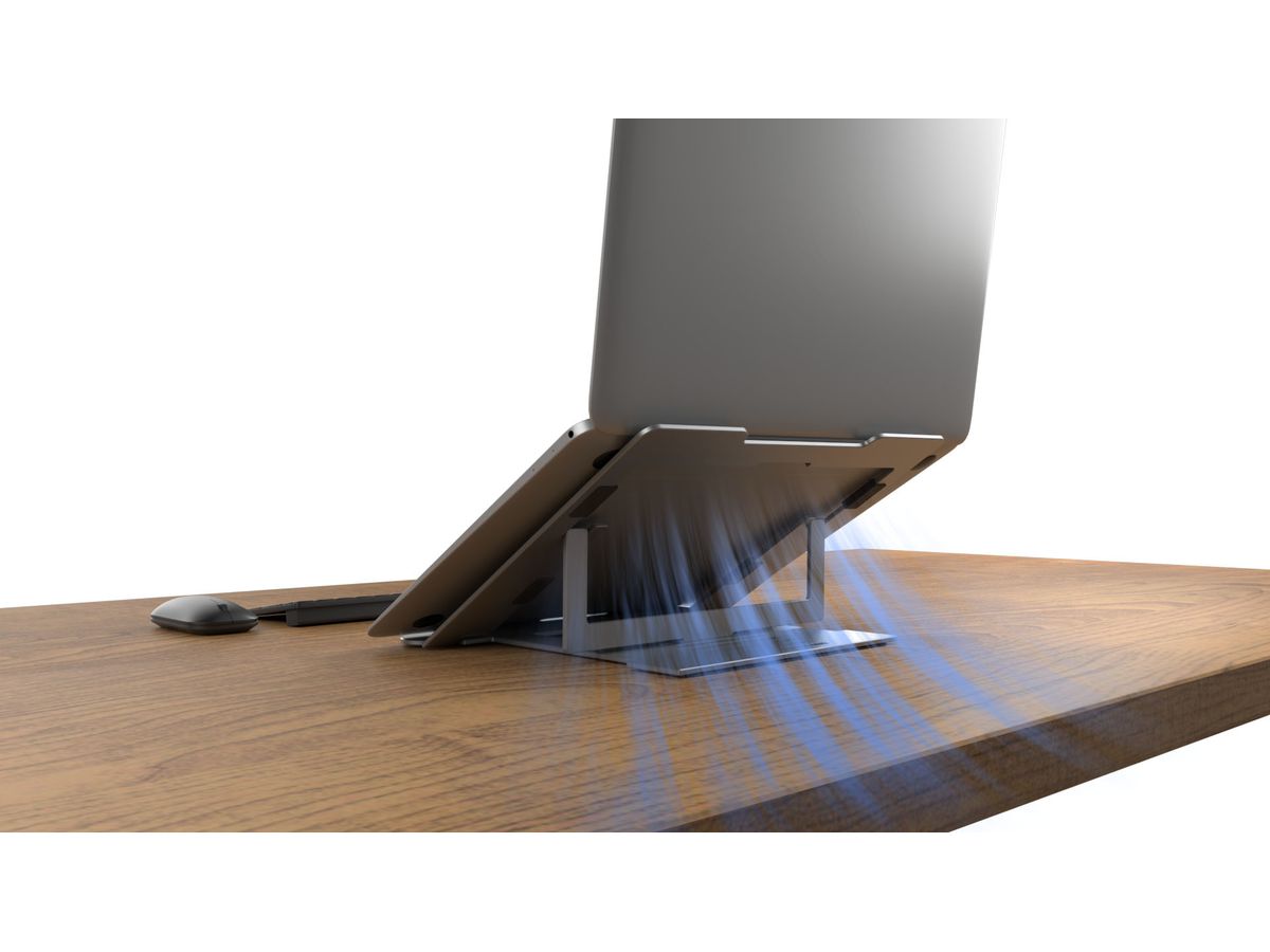 KENSINGTON Easy Riser Laptopstand K50417WW Aluminium (0085896504177)