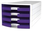 HAN Set tiroirs IMPULS A4/C4 14.75 violet 4 tiroirs (4012473101890)