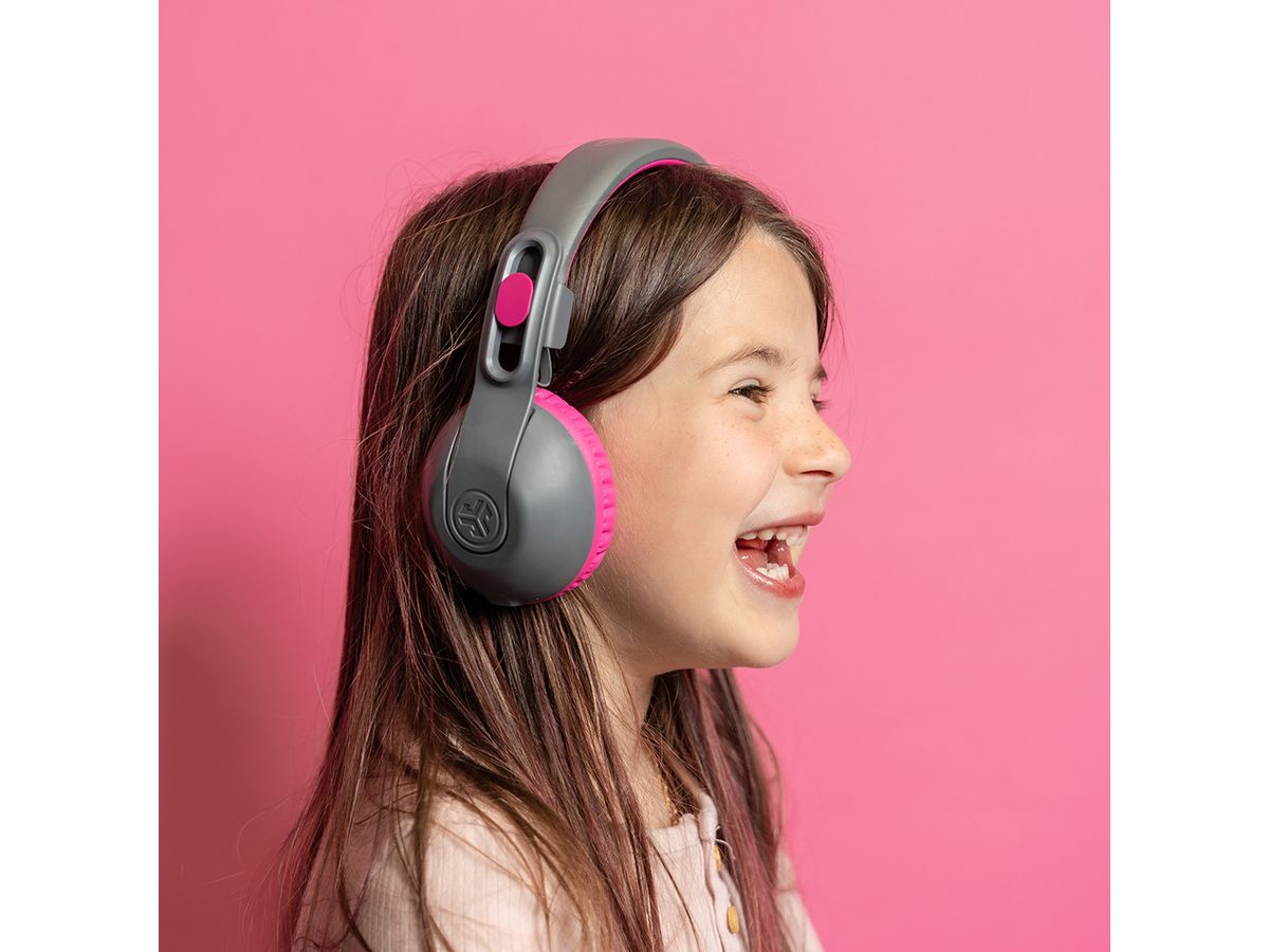 JLAB JBuddies Studio2 Kids Headph. IEUHBKSTU2RGRYPNK122 Wireless, Gray,Pink (0810119071200)