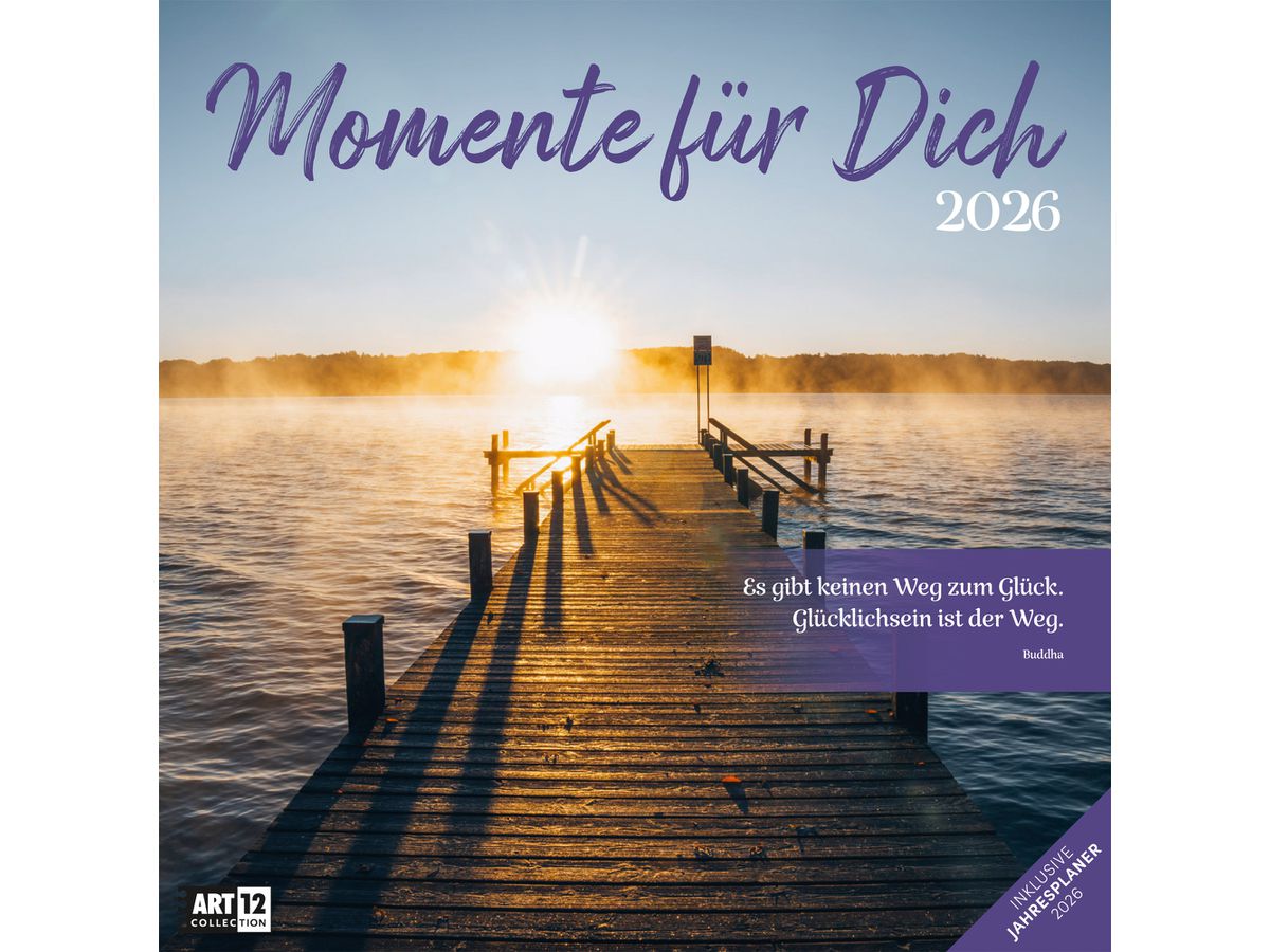 ACKERMANN Bildkalender 2026 4602 Momente für Dich ML 30x30cm (9783838446028)