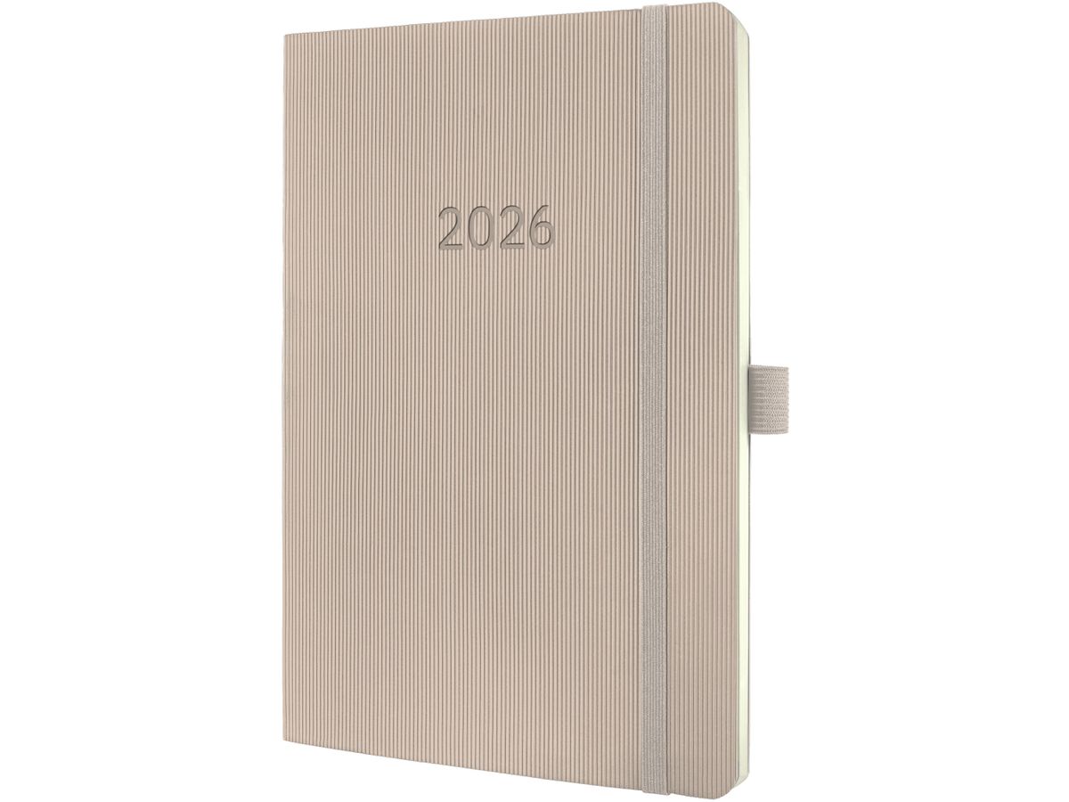 CONCEPTUM Wochenkalender 2026 C2630 1W/2S taupe 13.5x21cm (4004360772450)