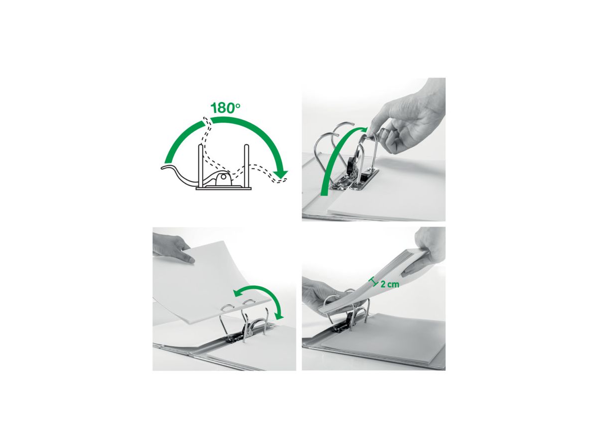 LEITZ Raccoglitore Swiss 5.2cm 10165045 arancione A4 (4002432365074)