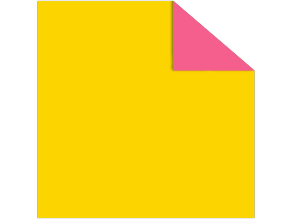 URSUS Dépliants Duo 15x15cm 22895599F neon 100 feuilles (4008525254188)