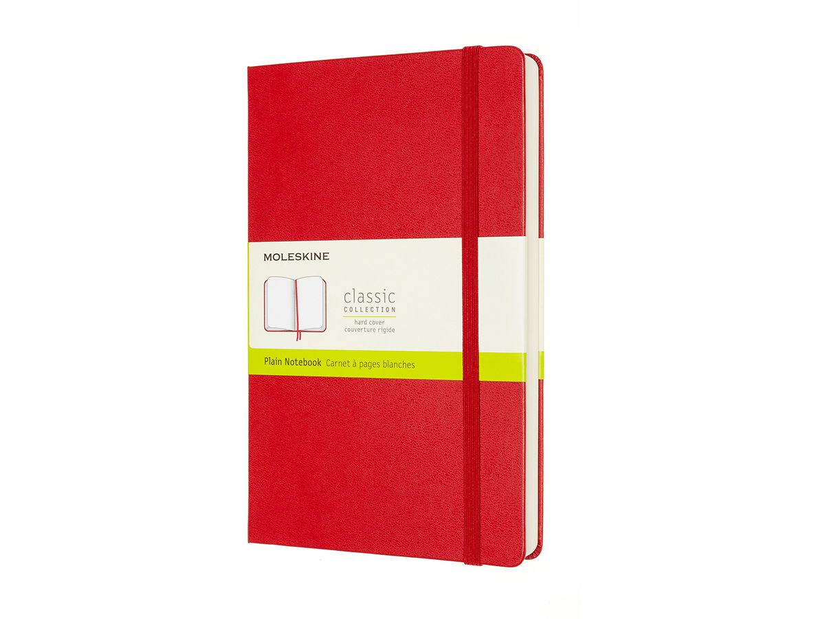 MOLESKINE Carnet HC L/A5 606204 en blanc,écarlate,208 p. (8053853606204)