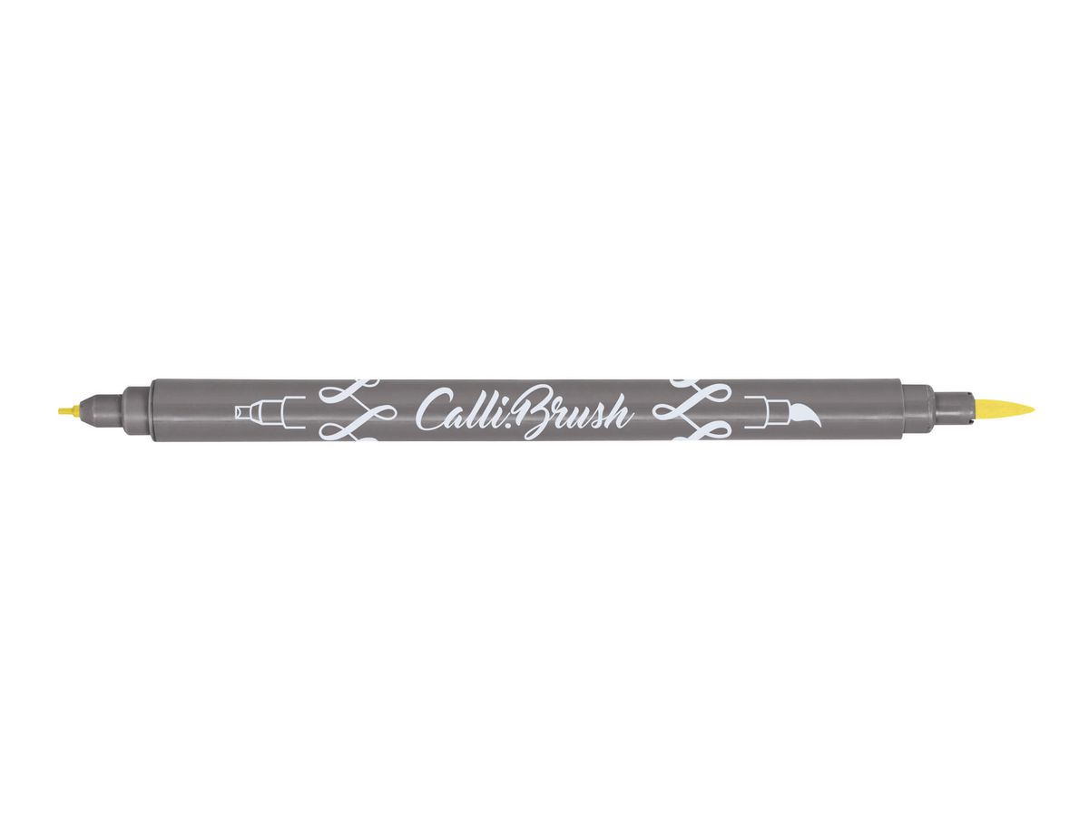 ONLINE Callibrush Pen Double Tip 2mm 19063/6 Vanille (4014421190635)