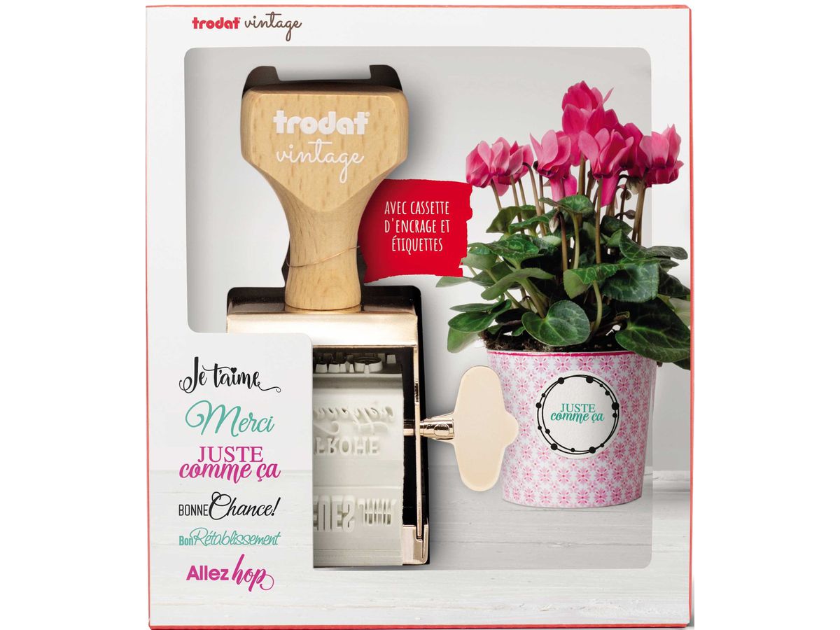 TRODAT Vintage Stempel 945115 Félicitations (9010035625483)