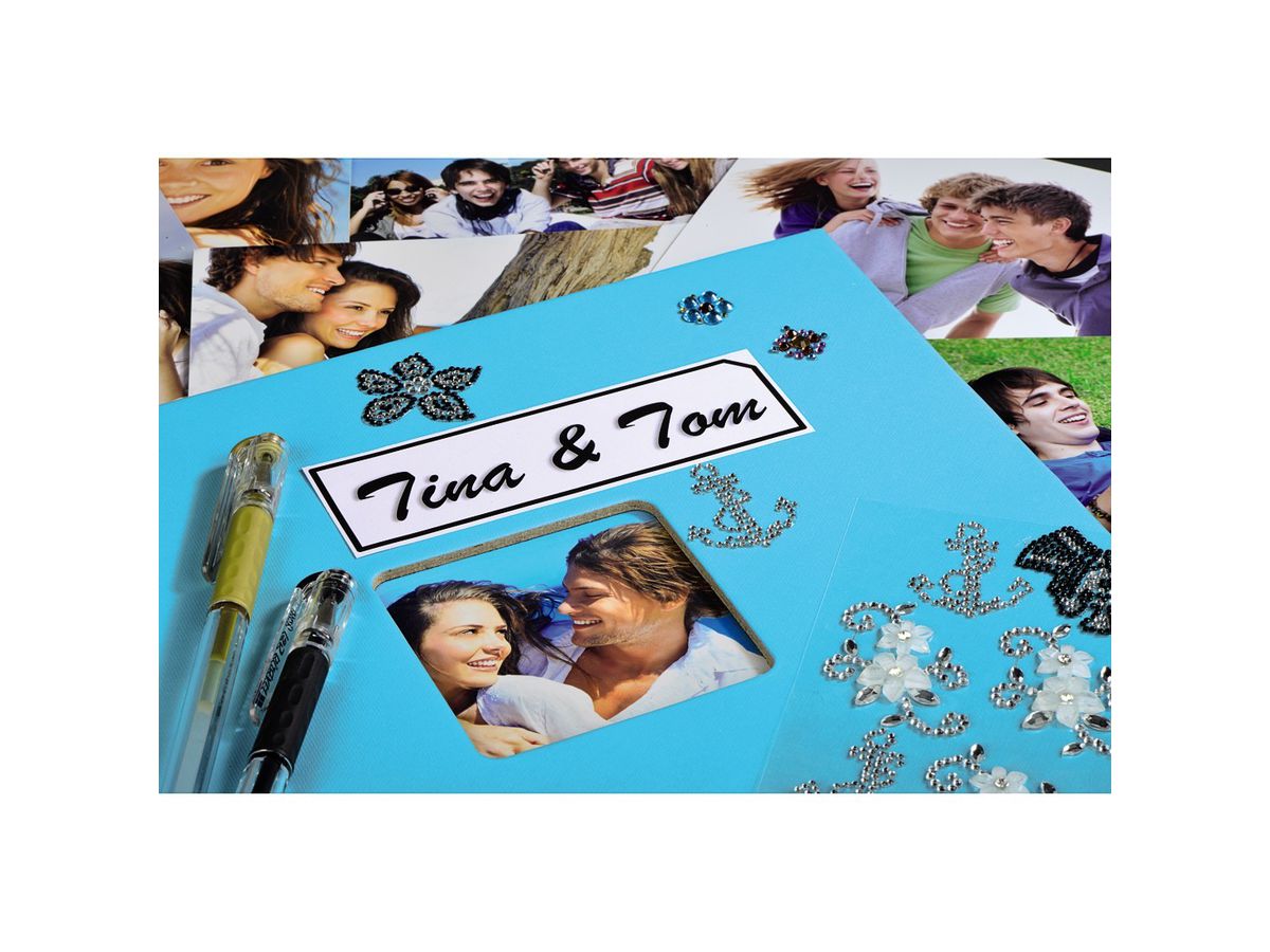 HAMA Spiralalbum Fine Art 24x17cm 113673 türkis 25 Blatt (4047443167408)